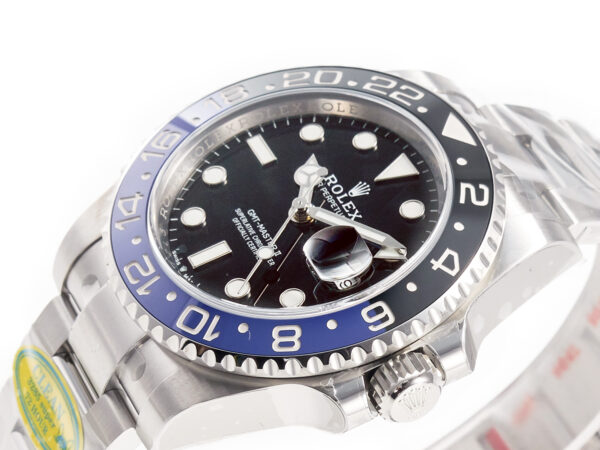 GMT-Master II 126710 BLNR Clean Black/Blue Ceramic 904L Steel Best Edition on Oyster Bracelet DD3285 CHS - Image 9